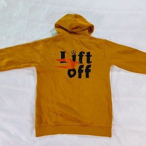 Kids FWRD Denim Mustard Lift Off Fleece Hoodie